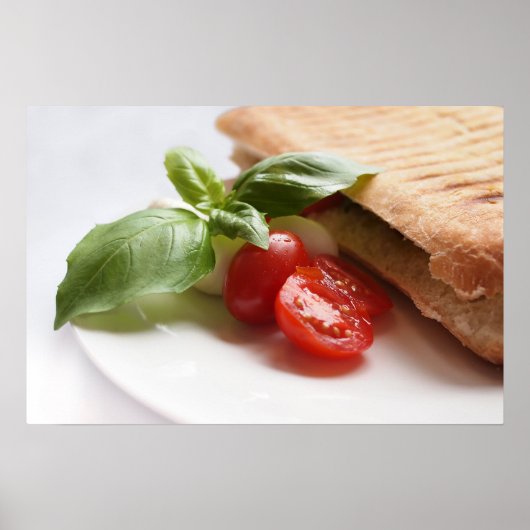 Affiche sur les aliments italiens sains (Devant)