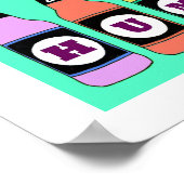 AFFICHE SUR LES DROITS DE L'HOMME - 30 SAVEURS DE  (Coin)