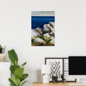 Affiche - Sur les rochers (Bureau à domicile)