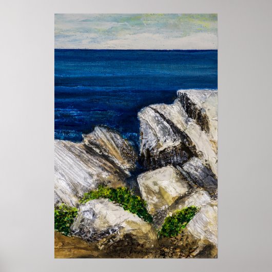 Affiche - Sur les rochers (Devant)