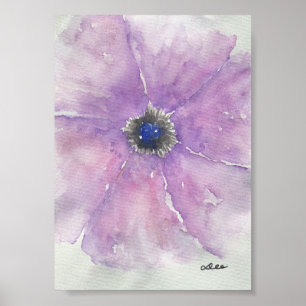 Affiche sur toile Purple Passion (5x7)