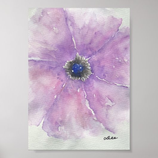 Affiche sur toile Purple Passion (5x7) (Devant)