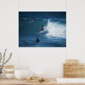 Affiche Surfers Rainbow Bay Australie (Cuisine)
