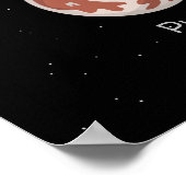 Affiche système solaire, espace, les planètes (Coin)