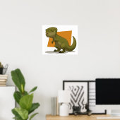 Affiche T-Rex (Bureau à domicile)
