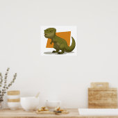 Affiche T-Rex (Cuisine)