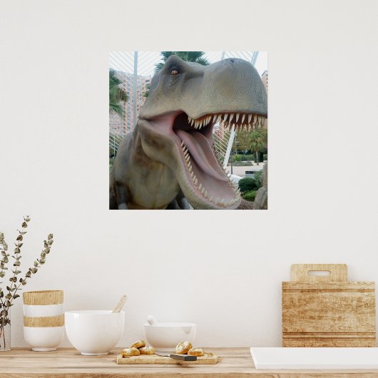 Affiche T-Rex (Cuisine)