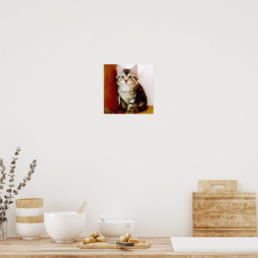 Affiche Tabby Kitten (Cuisine)