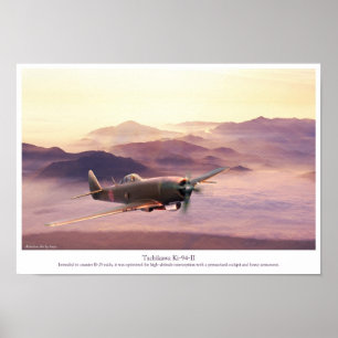 Affiche "Tachikawa Ki-94-II" d'art d'aviation