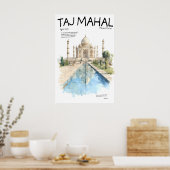 Affiche Taj Mahal Agra Inde Monument Marbre (Cuisine)