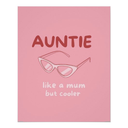 Affiche 'Tante - comme une maman mais glacière' (Devant)