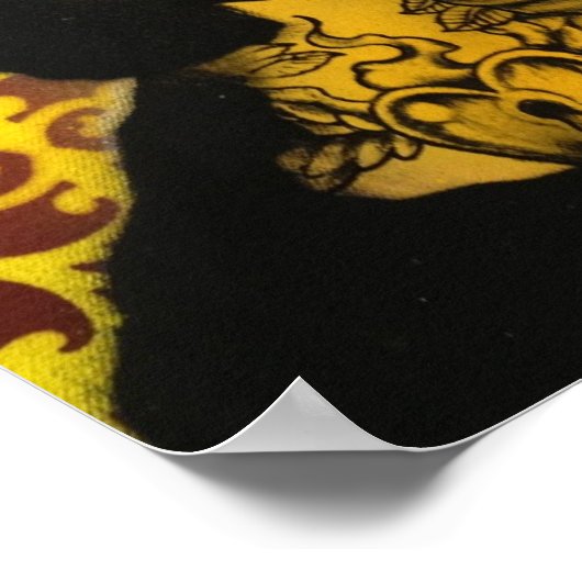 affiche tatouée mona lisa (Coin)