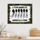 Affiche Team Above All (hockey) (Cuisine)