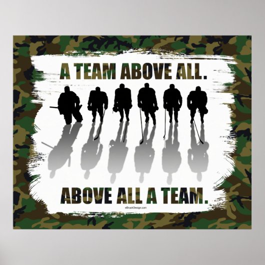 Affiche Team Above All (hockey) (Devant)