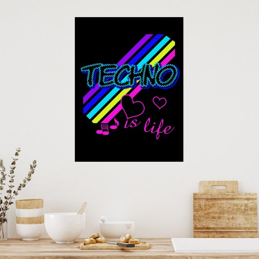 Affiche Techno (Cuisine)