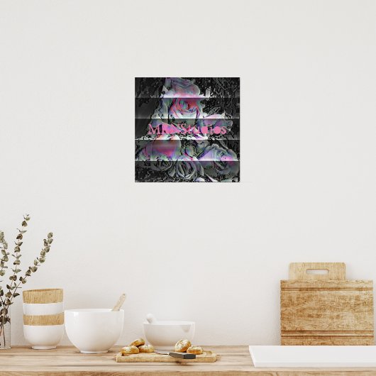 Affiche Techno Bouquet (Cuisine)