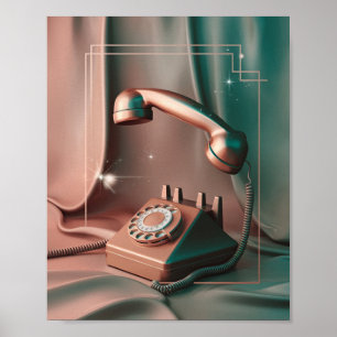 Affiche téléphonique Vintage Dreamy