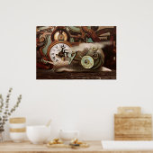 affiche temps steampunk (Cuisine)