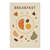 Affiche Terrazzo Chic : BREAKFAST (Devant)
