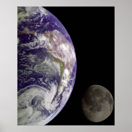 Affiche Terre et Lune (Devant)