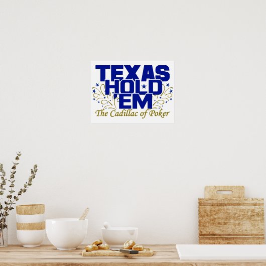 Affiche Texas Hold 'Em (Cuisine)