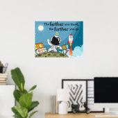 Affiche The Farther You Travel, The Further You Go (Bureau à domicile)