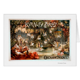 Affiche théâtrale d'enchantement de frères de