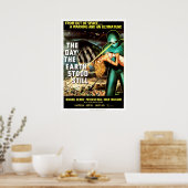 Affiche théâtrale - Le Jour où la Terre est restée (Cuisine)