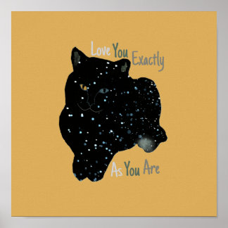 Affiche Thématique sur les Chats Love You