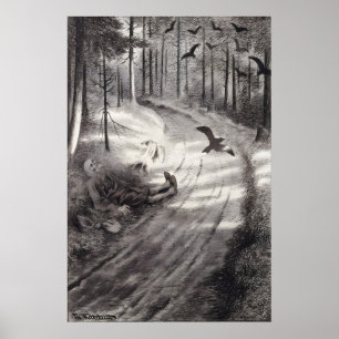 Affiche Theodor Kittelsen Fattigmannen (Le Pauvre)