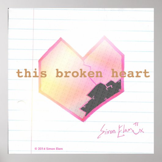 Affiche "This Broken Heart" (Devant)