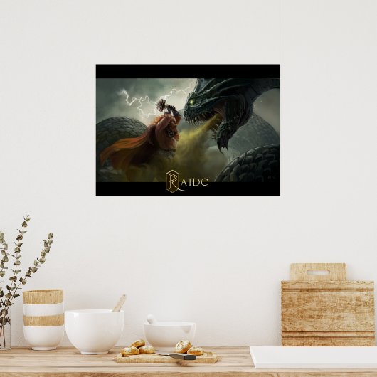 Affiche Thor Vs Jormungand (Cuisine)