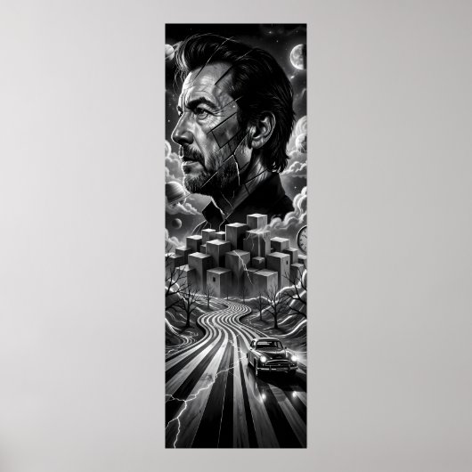 Affiche Thunder Road à travers la nuit (Devant)