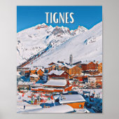 Affiche Tignes Station de ski (Devant)