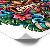 Affiche Tiki Carnival Bloom (Coin)
