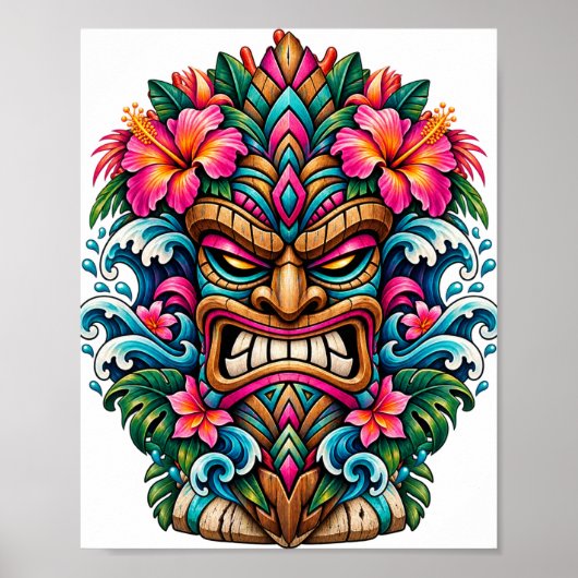 Affiche Tiki Carnival Bloom (Devant)