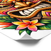 Affiche Tiki de Hibiscus Sunset (Coin)