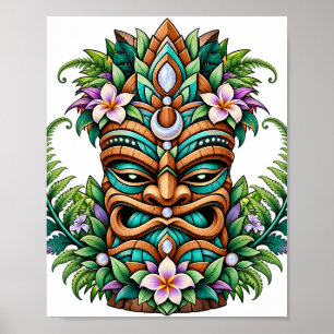 Affiche Tiki de la Fougère Lotus