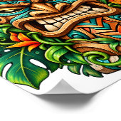 Affiche Tiki Emerald Fern (Coin)