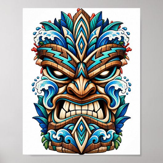 Affiche Tiki Glacier Wave (Devant)