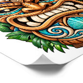 Affiche Tiki Papaya Crest (Coin)