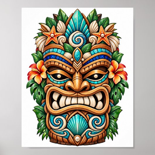 Affiche Tiki Papaya Crest (Devant)
