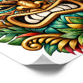 Affiche Tiki Sunset Palm (Coin)