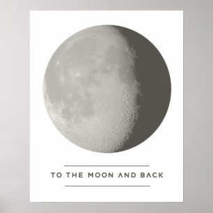 Affiche To the Moon and Back