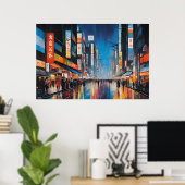 Affiche | Tokyo, Japon | Art (Bureau à domicile)