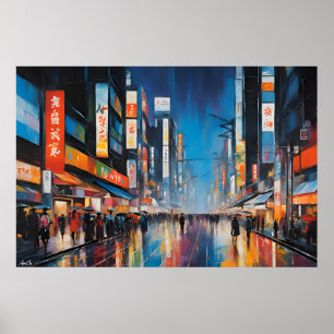 Affiche Tokyo, Japon Art