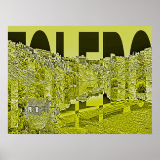 affiche toledo espagne
