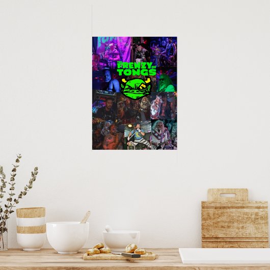 affiche tongs vivant II (Cuisine)