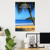 Affiche Tortola, Îles Vierges britanniques (Bureau à domicile)