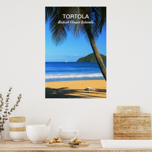 Affiche Tortola, Îles Vierges britanniques (Cuisine)